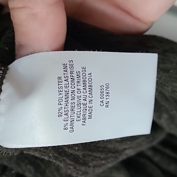 Women's long sleeve top size large Hyba olive colour - Picture 4 of 8